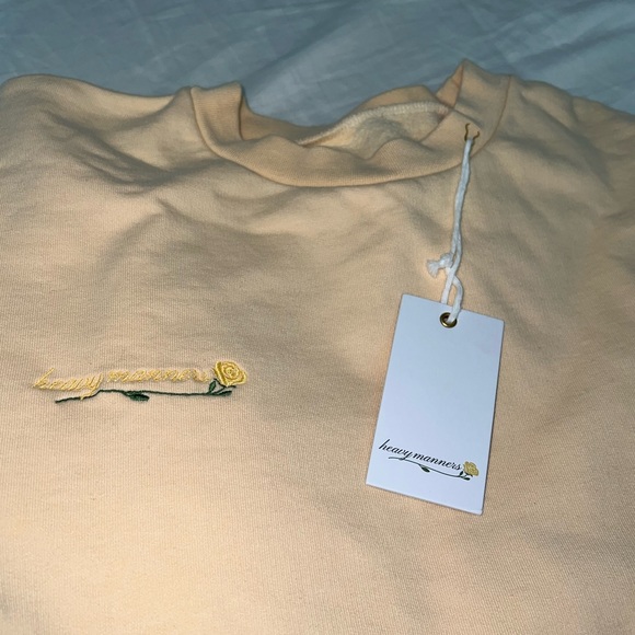 Heavy Manners oversized heavyweight classic crewneck in ‘Little Miss Sunshine’!! - Picture 2 of 5